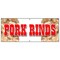 Signmission PORK RINDS BANNER SIGN pork skin skins rind signs B-120 Pork Rinds - alternate 1